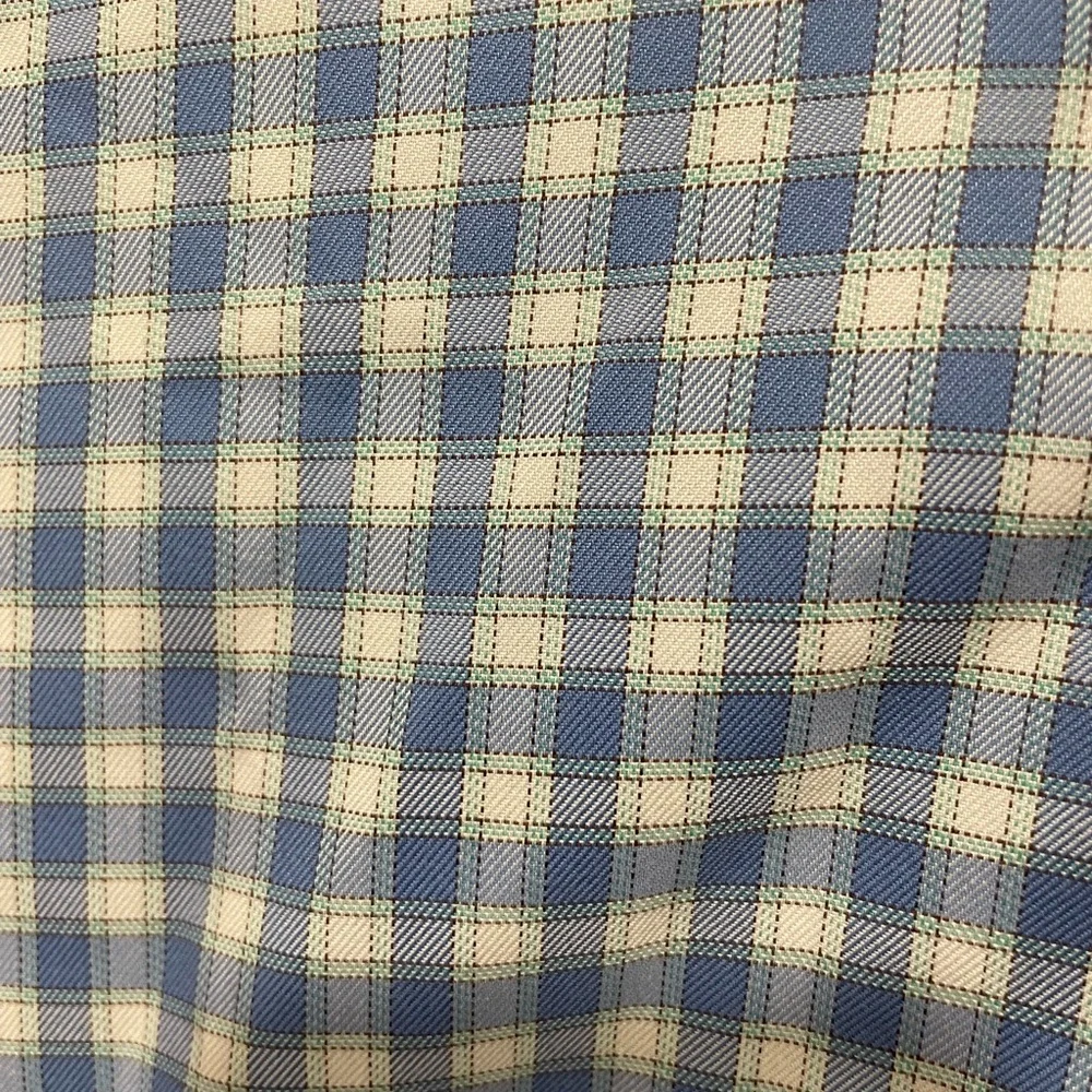 Brooks Brothers The Original Polo Shirt Button Down  Blue Plaid Mens L Cotton - Picture 4 of 4
